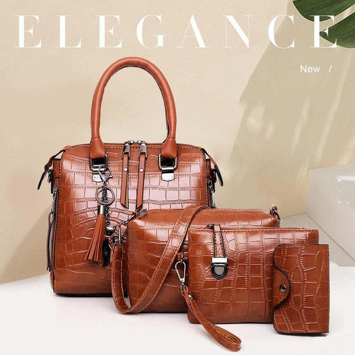 Sadie™ - 4-PIECE MODERN LEATHER BAG SET