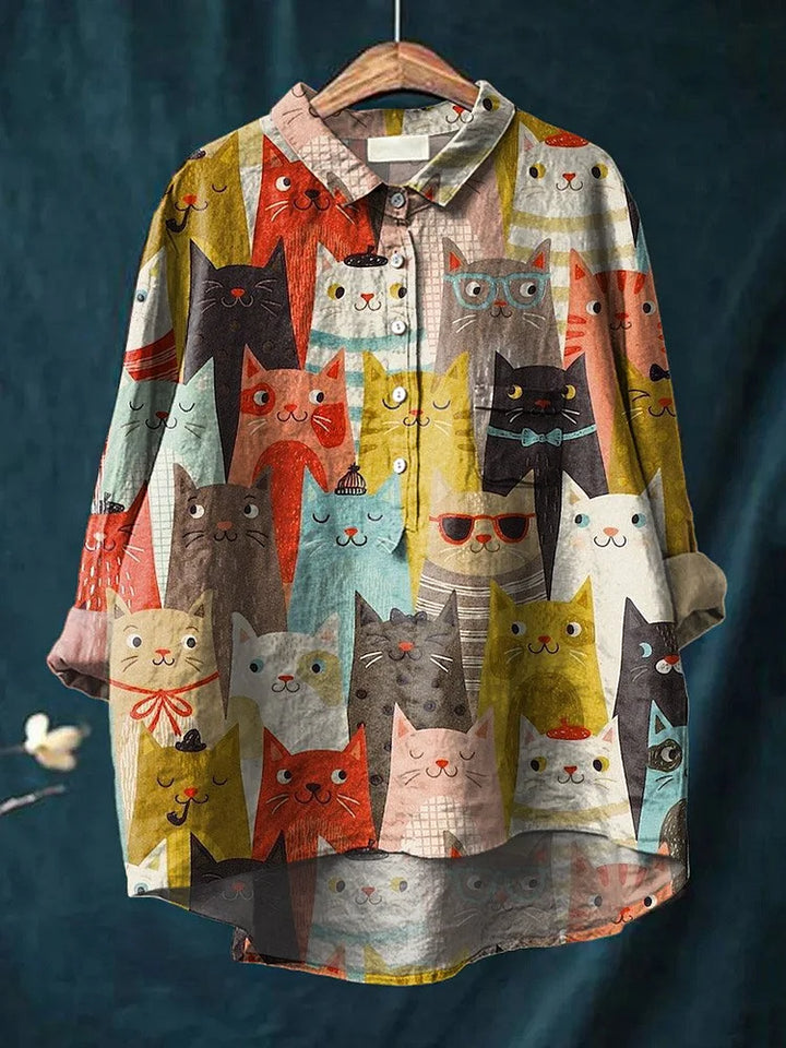 Sheila™ - Cat Art Shirt