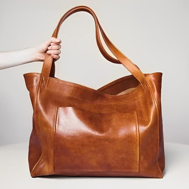 Violet™ - Vintage leather bag