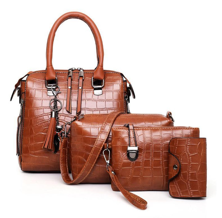 Sadie™ - 4-PIECE MODERN LEATHER BAG SET