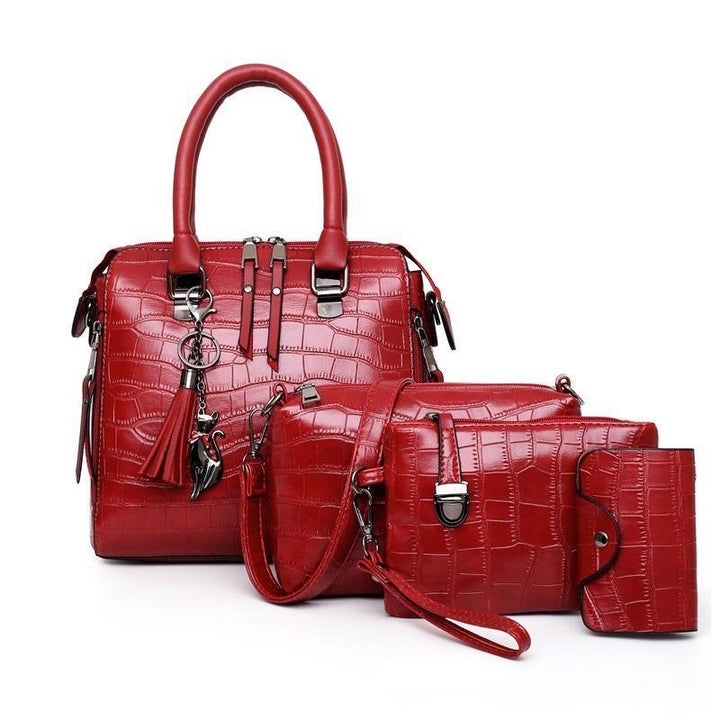 Sadie™ - 4-PIECE MODERN LEATHER BAG SET