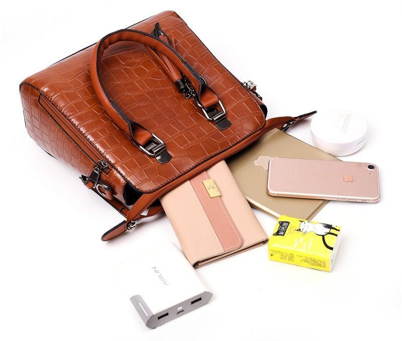 Sadie™ - 4-PIECE MODERN LEATHER BAG SET