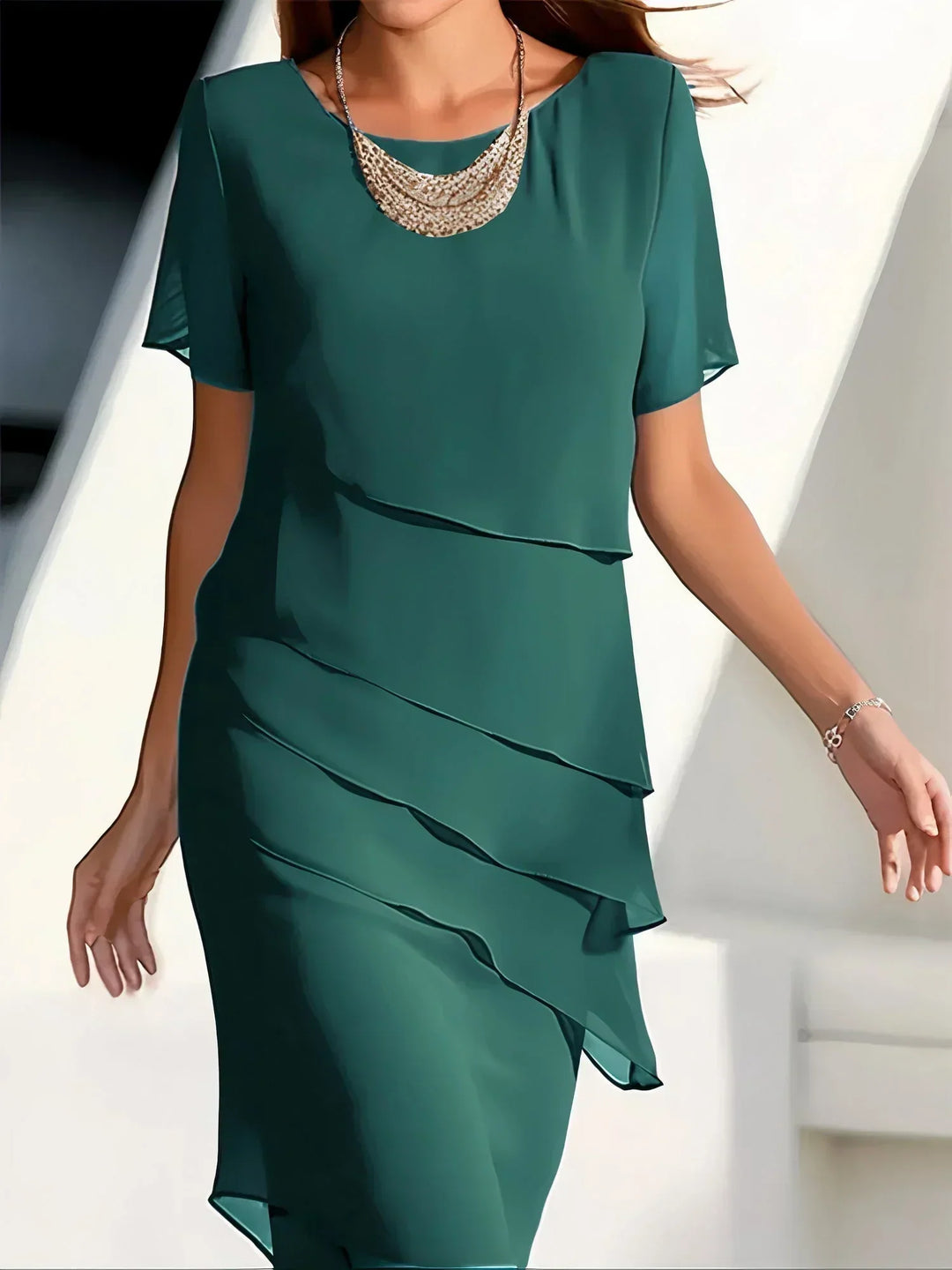 Harper™ - Elegant dress with tummy coverage