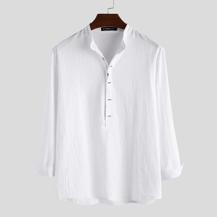 James™ - Men's Cotton Linen Shirt