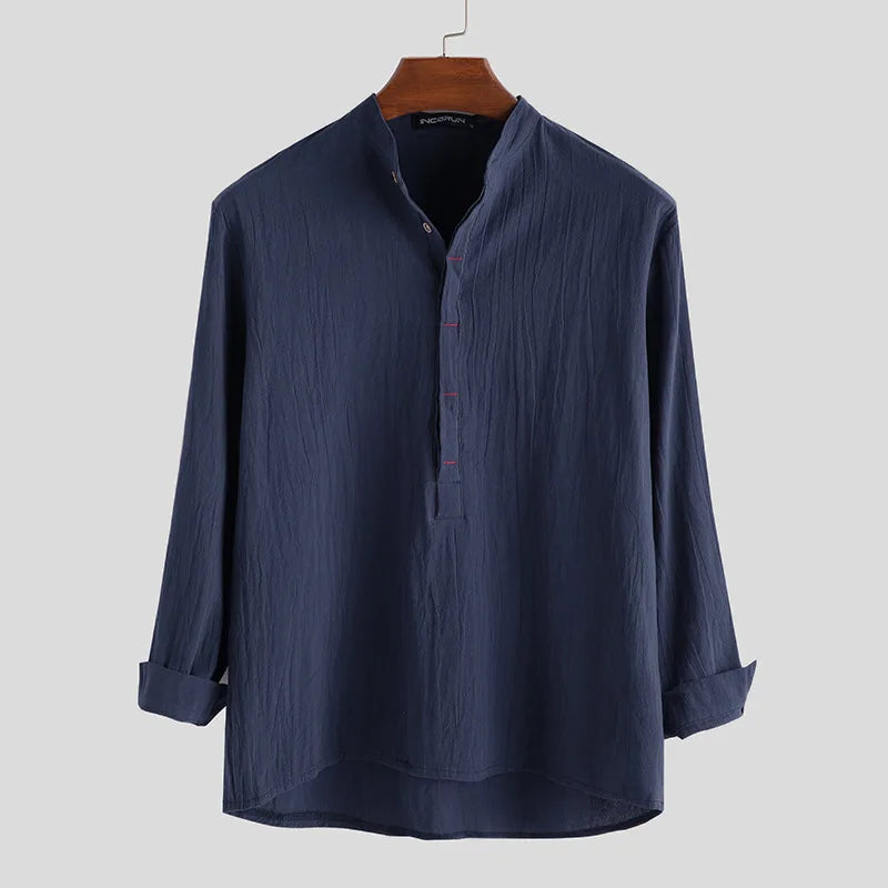 James™ - Men's Cotton Linen Shirt