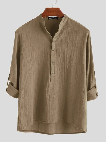 James™ - Men's Cotton Linen Shirt