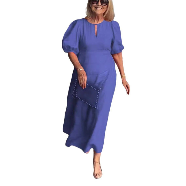 Maisie™  -Loose-fitting casual dress with a round neckline